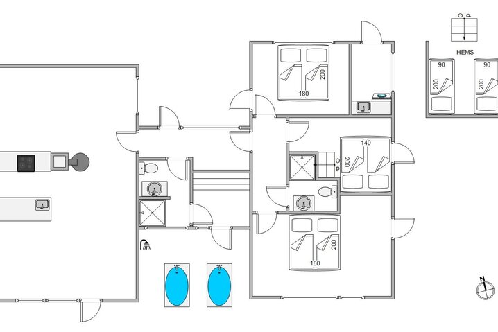 Ferienhaus 81100 in Blåbærvej 20A, Bolilmark, Rømø - Bild #5