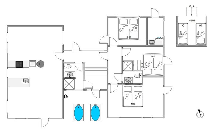Ferienhaus 81100 in Blåbærvej 20A, Bolilmark, Rømø - Bild #5