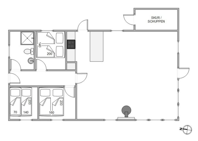 Ferienhaus 81123 in Ringvejen 30, Bolilmark, Rømø - Bild #5