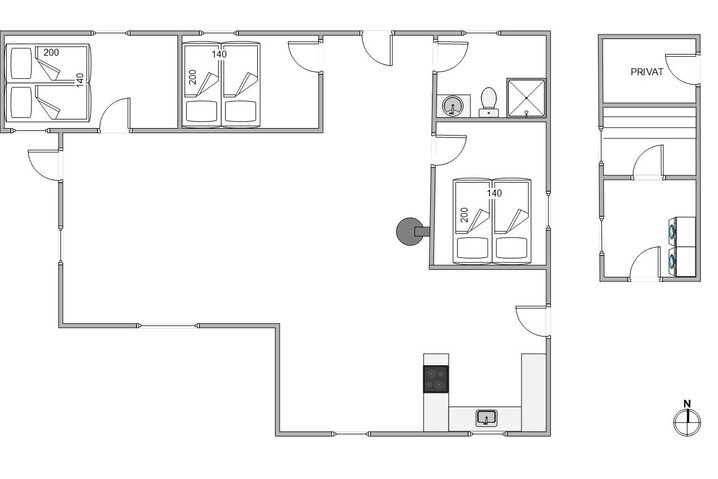 Ferienhaus 81158 in Blåbærvej 3, Bolilmark, Rømø - Bild #5