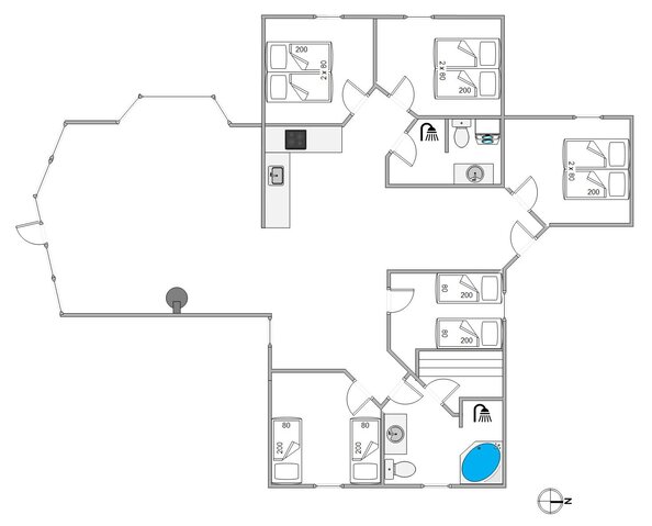 Ferienhaus 81207 in Hjejlevej 6, Bolilmark, Rømø - Bild #13
