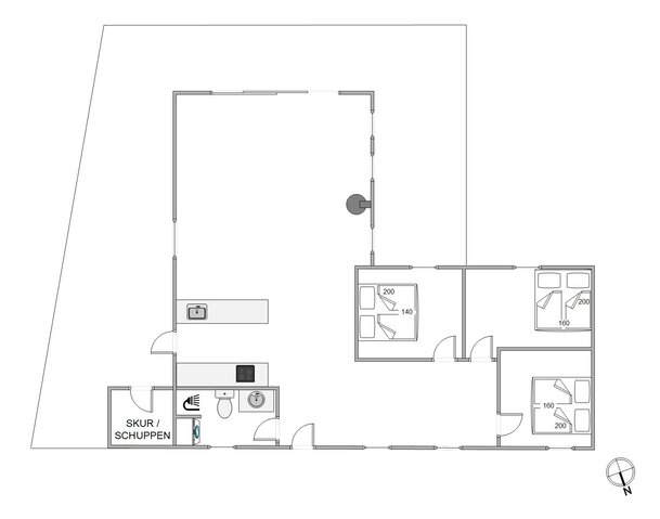 Ferienhaus 81221 in Blåbærvej 30, Bolilmark, Rømø - Bild #13