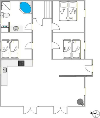 Ferienhaus 81280 in Ringvejen 56, Bolilmark, Rømø - Bild #5