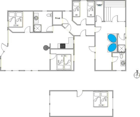Sommerhus 81299 på Ringvejen 58, Bolilmark, Rømø - Billede #13