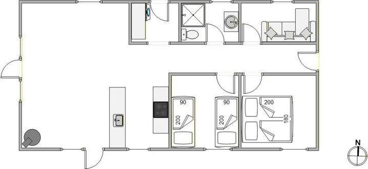 Ferienhaus 81305 in Ringvejen 41, Bolilmark, Rømø - Bild #13
