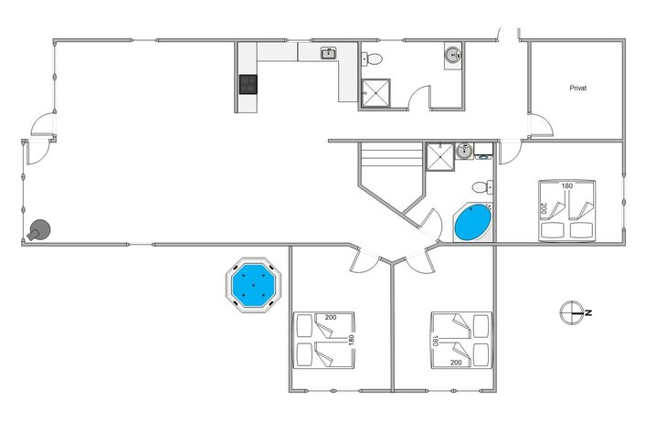 Ferienhaus 81317 in Rævlingevej 7, Bolilmark, Rømø - Bild #13