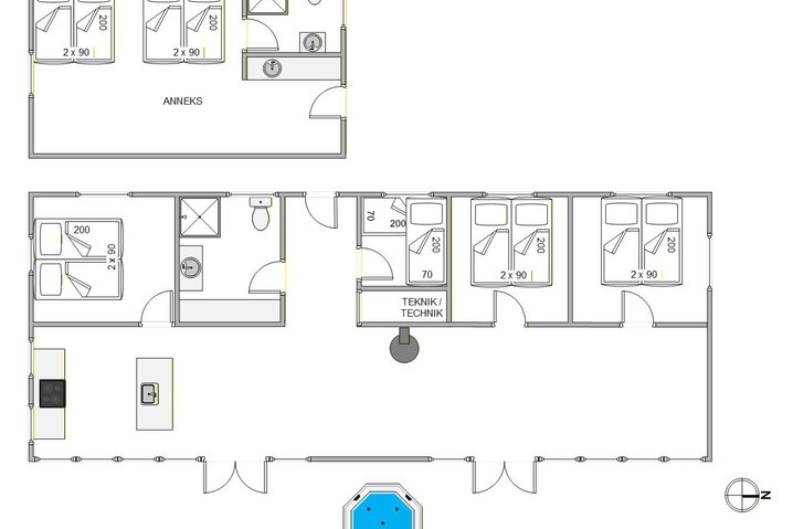Ferienhaus 82002 in Gl Færgevej 8, Kongsmark, Rømø - Bild #5