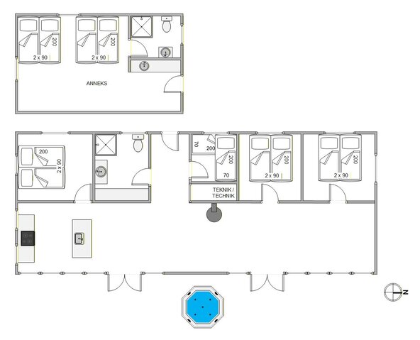 Sommerhus 82002 på Gl Færgevej 8, Kongsmark, Rømø - Billede #13