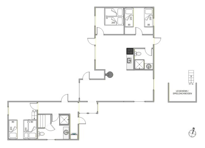 Ferienhaus 82024 in Kap Farvel 9, Kongsmark, Rømø - Bild #5