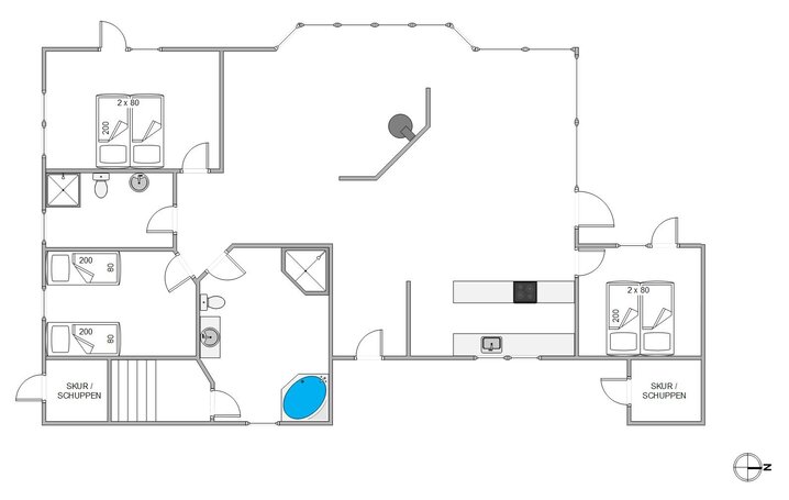 Sommerhus 82038 på Godthåbsvej 13, Kongsmark, Rømø - Billede #5