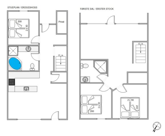 Sommerhus 82048 på Havnebyvej 59H, Kongsmark, Rømø - Billede #13