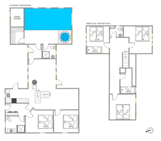 Ferienhaus 82079 in Kap Farvel 11, Kongsmark, Rømø - Bild #13