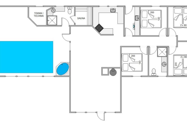 Ferienhaus 82080 in Godthåbsvej 7, Kongsmark, Rømø - Bild #5