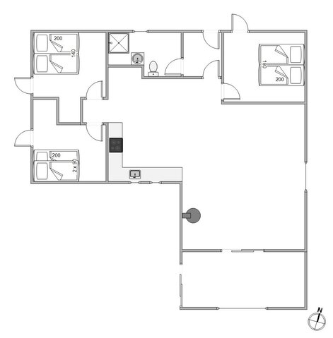 Sommerhus 82107 på Råbjergvej 4, Kongsmark, Rømø - Billede #13