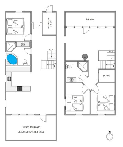 Ferienhaus 82132 in Havnebyvej 57A, Kongsmark, Rømø - Bild #13