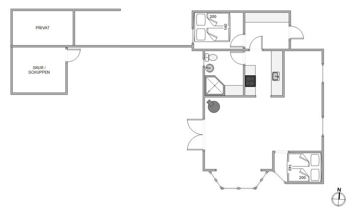 Sommerhus 82138 på Råbjergvej 3, Kongsmark, Rømø - Billede #13