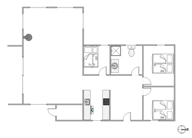 Sommerhus 82149 på Godthåbsvej 14, Kongsmark, Rømø - Billede #13