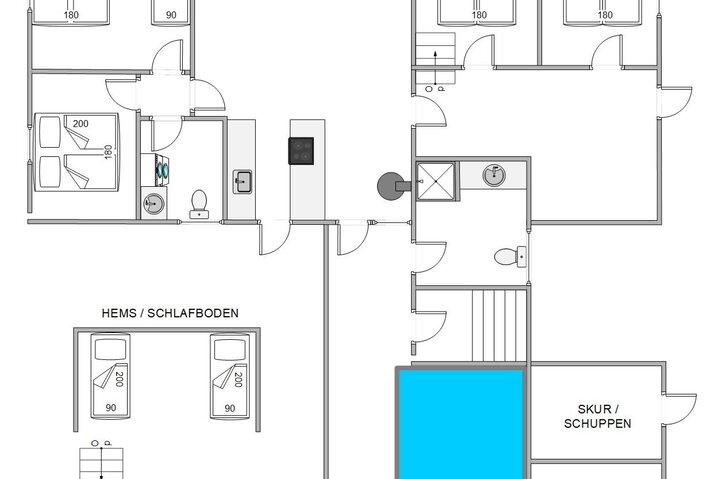 Ferienhaus 82154 in Råbjergvej 25, Kongsmark, Rømø - Bild #5