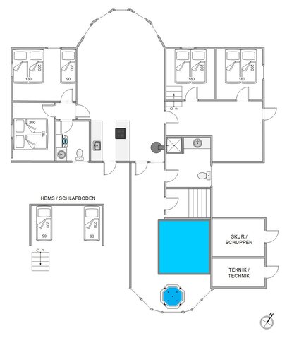 Ferienhaus 82154 in Råbjergvej 25, Kongsmark, Rømø - Bild #5