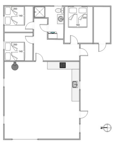 Sommerhus 82195 på Småfolksvej 41, Kongsmark, Rømø - Billede #13