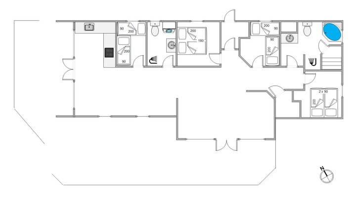 Ferienhaus 82222 in Davidstræde 6, Kongsmark, Rømø - Bild #13