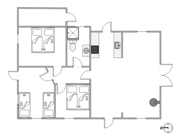 Ferienhaus 82268 in Thulevej 7, Kongsmark - Bild #13