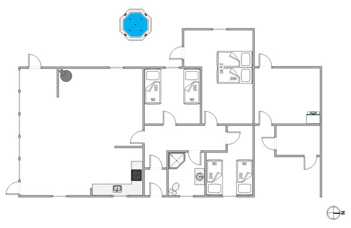 Sommerhus 82286 på Gl Skolevej 9, Kongsmark, Rømø - Billede #13