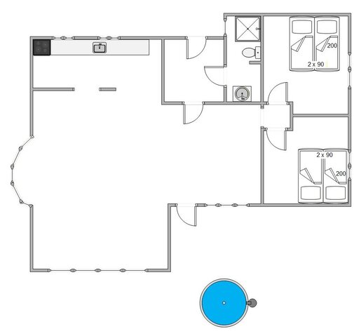 Sommerhus 82330 på Sukkertoppen 1, Kongsmark - Billede #13