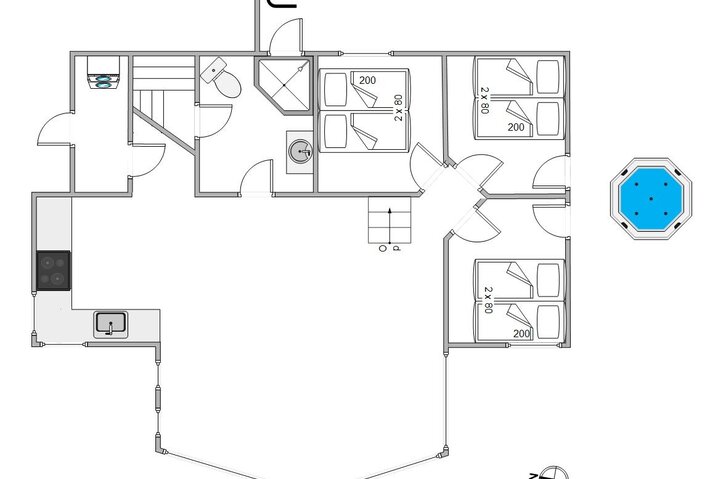 Sommerhus 83007 på Lakolk 5, Lakolk, Rømø - Billede #5