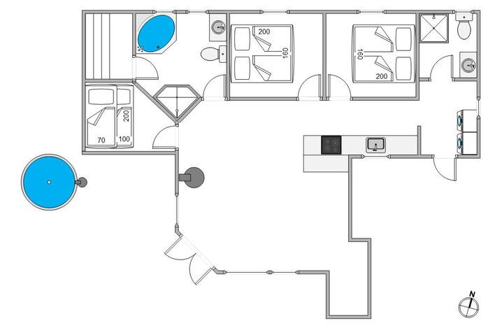 Ferienhaus 83009 in Lakolk 178, Lakolk, Rømø - Bild #5