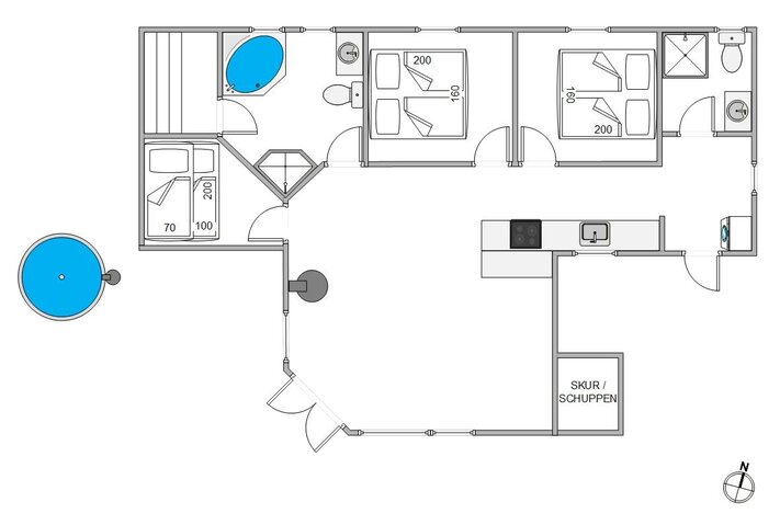 Sommerhus 83009 på Lakolk 178, Lakolk, Rømø - Billede #5