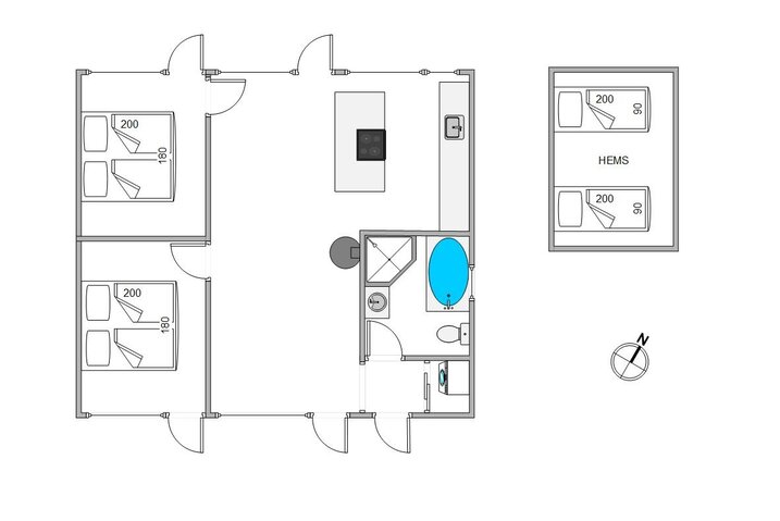 Sommerhus 83016 på Lakolk 16C, Lakolk, Rømø - Billede #13