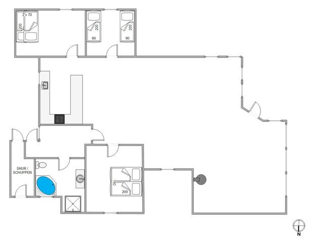 Ferienhaus 83034 in Lakolk 71, Lakolk, Rømø - Bild #5