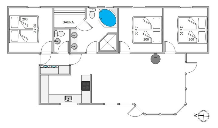 Ferienhaus 83078 in Lakolk 154B, Lakolk, Rømø - Bild #13