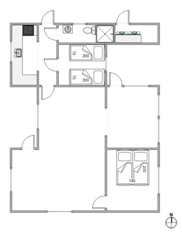 Sommerhus 83110 på Lakolk 89, Lakolk, Rømø - Billede #13