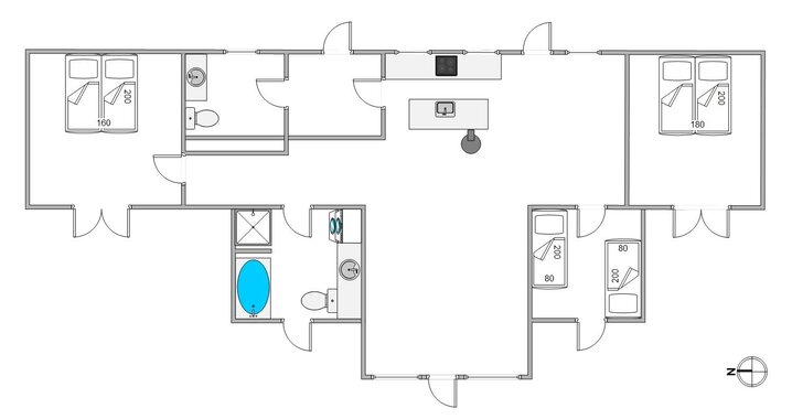 Sommerhus 83159 på Lakolk 272, Lakolk, Rømø - Billede #5