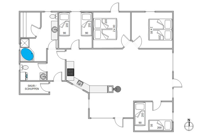Ferienhaus 83183 in Lakolk 21, Lakolk, Rømø - Bild #5