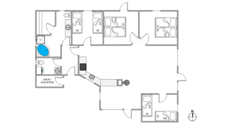 Ferienhaus 83183 in Lakolk 21, Lakolk, Rømø - Bild #5