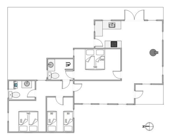 Sommerhus 83204 på Lakolk 36, Lakolk, Rømø - Billede #13