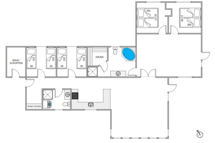Ferienhaus 84003 in C.H. Schramms Vej 10, Kromose, Rømø - Bild #5
