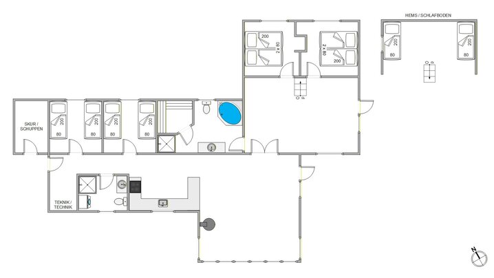 Sommerhus 84003 på C.H. Schramms Vej 10, Kromose, Rømø - Billede #5