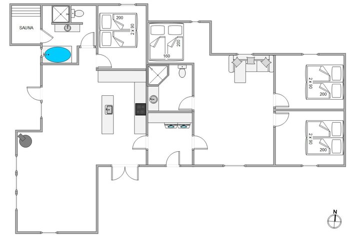 Sommerhus 84023 på Bodser Pedersensvej 6, Kromose, Rømø - Billede #5