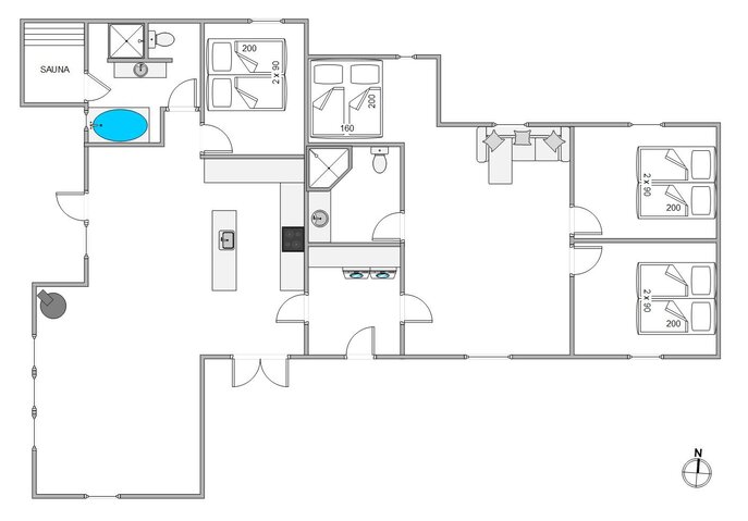 Ferienhaus 84023 in Bodser Pedersensvej 6, Kromose, Rømø - Bild #5