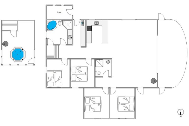 Ferienhaus 84033 in Peder Jespersensvej 5, Kromose, Rømø - Bild #5