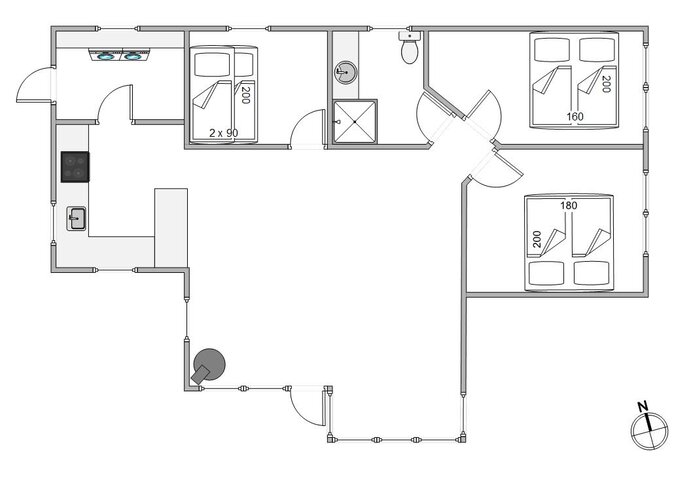 Ferienhaus 84043 in Kromosevej 12, Kromose, Rømø - Bild #5