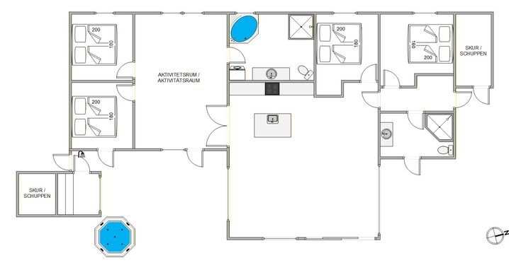 Ferienhaus 84060 in Chresten Krommes Vej 10, Kromose, Rømø - Bild #5