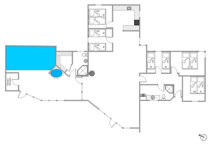 Ferienhaus 84076 in Peder Jespersensvej 17, Kromose, Rømø - Bild #13
