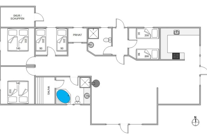 Sommerhus 84084 på P S Carlsvej 9, Kromose, Rømø - Billede #5