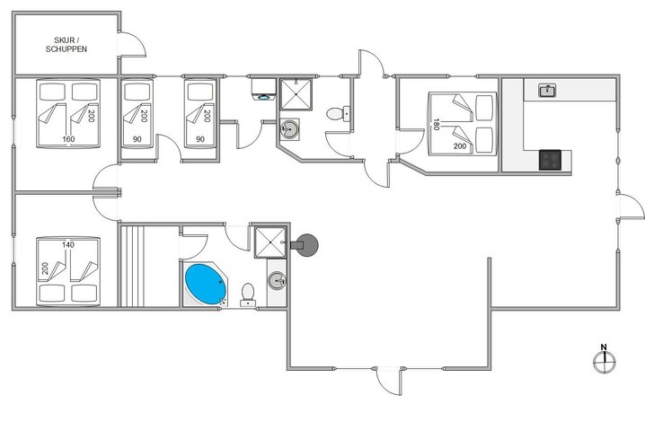 Sommerhus 84084 på P S Carlsvej 9, Kromose, Rømø - Billede #13