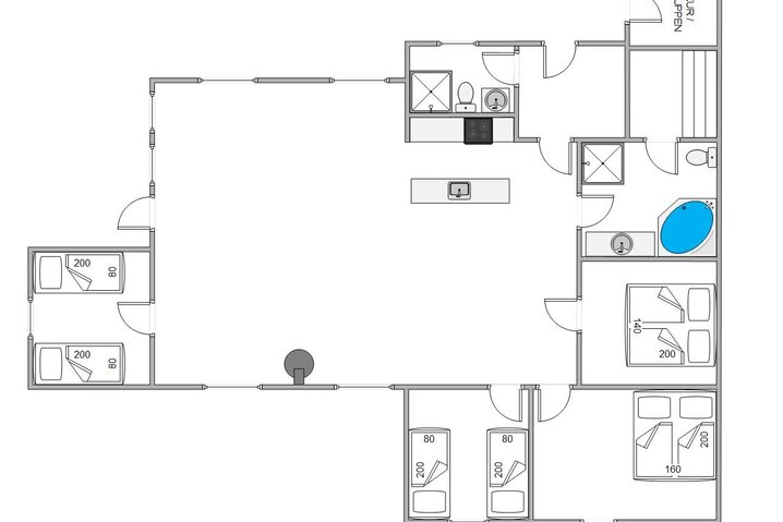 Sommerhus 84099 på J Tagholmsvej 26, Kromose, Rømø - Billede #5
